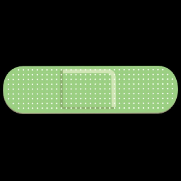 Green bandaid for sale! Lightly worn, NWT - Picture 2 of 2